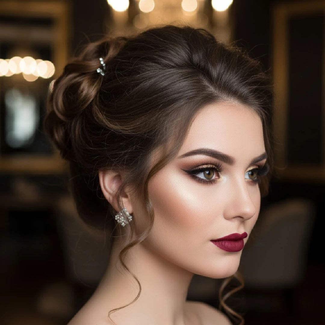 Party Makeup & Updo